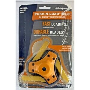 Shakespeare Push-N-Load 3-Blade Universal Trimmer Head New